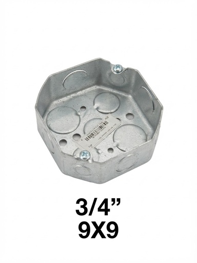STEEL BOX 9X9 3.5MM 3/4 - ELECTRIC -CHINA