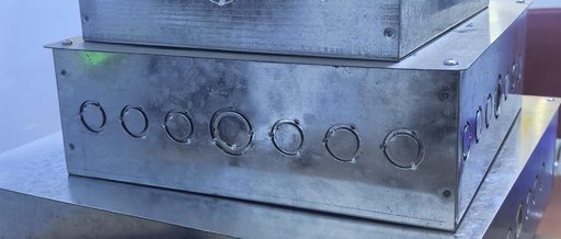  STEEL BOX ELECTRIC 30X30X10CM WITH COVER 