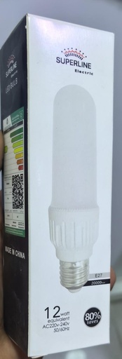 [ تالين ليد لمبا 12 وات 220 فولت ]  SUPERLINE LED BOZ BULB 12W 3000K YELLOW 