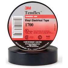  TEMFLEX ELECTRIC TAPE 3M BLACK 
