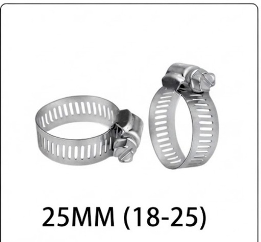 [ TORC  خرطوم دبوس25MM 18-25 - THAILAND ]  TORC HOSE CLIP 25MM 18-25 - THAILAND 
