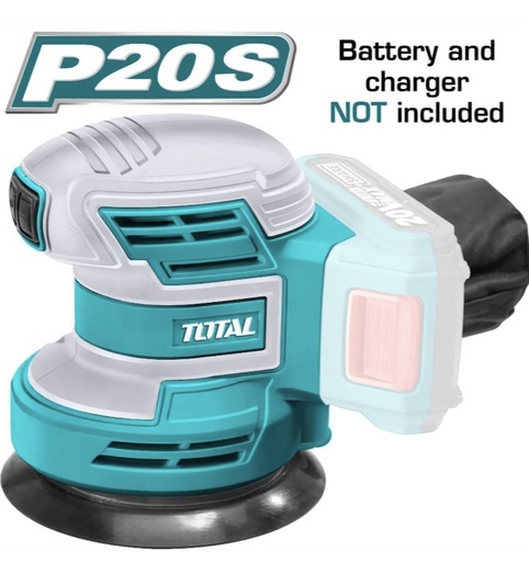 [TROSLI2001]  TOTAL LITHIUM-LON RANDOM ORBIT SANDER 20V 125MM 