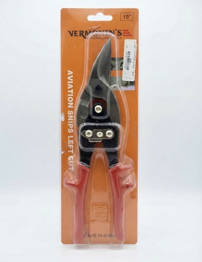 [ 10" 250MM - مقص صاج ]  VERMOLEN'S AVIATION SNIPS LEFT CUT 10" 250MM 