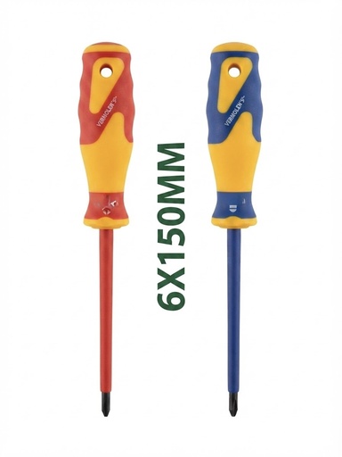 [ 6X150MM   برغي مفك قطع ]  VERMOLEN'S INSULATED SCREW DRIVER BIG 2PS SET 6MMX150MM 