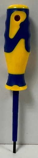 [ 3X75MM   برغي مفك قطع ] VERMOLEN'S INSULATED SCREW DRIVER BLUE/YELLOW (-) (+)3MMX75MM
