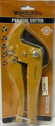 [ INCCO  انبوب قاطع10-42MM  اسود(STEEL/COPPER/ALU) - HPC0142 ]  VERMOLEN'S PVC PIPE CUTTER YELLOW 42MM 1-5/8" - 