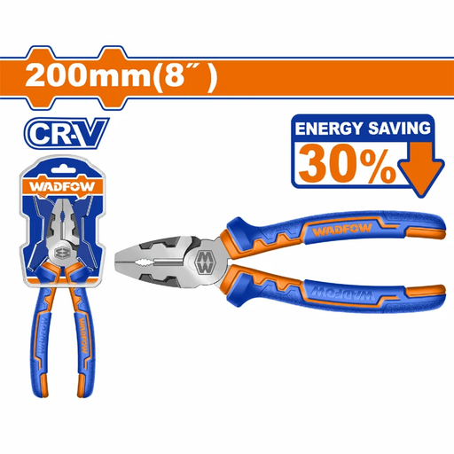 [ WPL1718 ]  WADFOW COMBINATION PLIER 8"/200MM -CHINA 