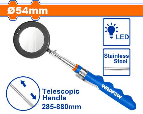 [ WTU1688 مرآة تلسكوبية ]  WADFOW TELESCOPIC MIRROR 54MM S.STEEL -CHINA 