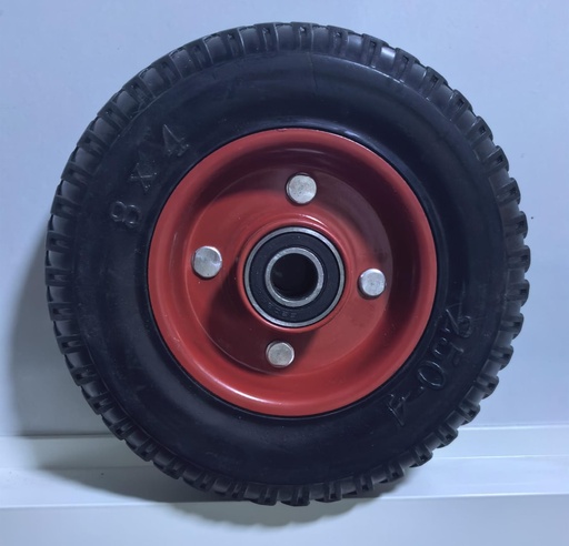  WHEEL BALADIYAH 8" 250-4 8X4 W-OUT BASE RED/BLACK - STRONG 