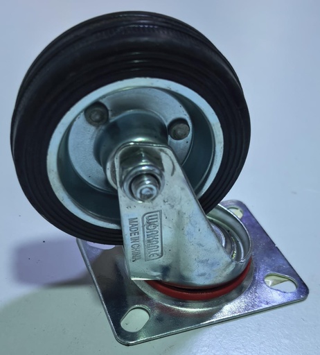 [ 75-25/45 3" - كفر اسود متحرك ]  WHEEL BLACK BEARING 3" 75/25-45 - PRC 