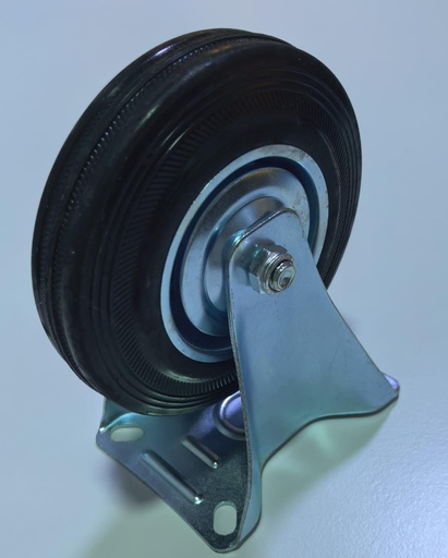 [ 125/37.5-50 5" -  كفر اسود شابت ]  WHEEL BLACK FIX 5'' 125/37.5-50 - KIT/PRC 