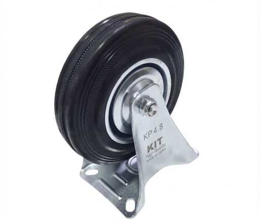 [ 125/37.5-50 5" -  كفر اسود شابت ]  WHEEL BLACK FIX 5'' 125/37.5-50 - KIT/PRC 