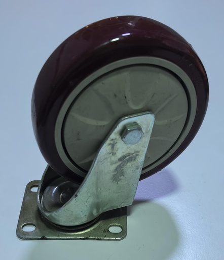 [ 125X32 5" - كفر بنى متحرك ]  WHEEL BROWN BEARING TYPE 5'' 125X32 