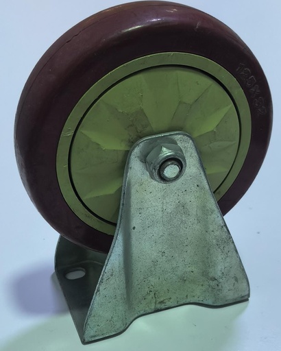 [ 125X32 5" - كفر بنى شابت ]  WHEEL BROWN FIX TYPE 5'' 125X32 