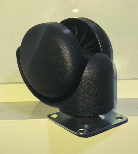 [ 2" 50MM - كفر بلاستيك ]  WHEEL PLASTIC CHAIR PLATE BEARING TYPE 2" 50MM 