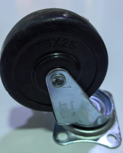 [ 3" 75MM - كفر ربر متحرك ]  WHEEL RUBBER BREAK TYPE 3" 75MM - KIT 