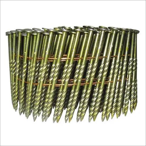 [ SUMAKE  خشبCOIL  مسمار25X75MM ]  WOOD NAIL COIL 2.7X63MM - THAILAND 