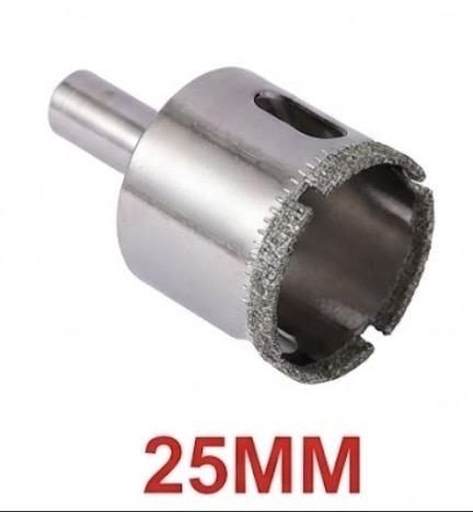 [  ]  YDS DIAMOND GLASS HOLE SAW 25MM YDS-25002 