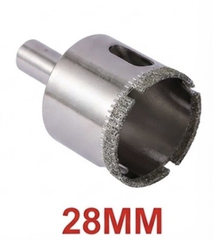 [ 28MM ]  YDS DIAMOND GLASS HOLE SAW 28MM 