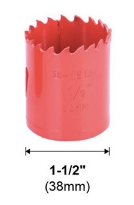 [ YDS-3808 38MM 4-1/2"  - هولسو ]  YDS HSS BI METAL HOLE SAW 38MM 4-1/2" - YDS-308 