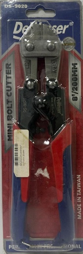 DEWEWSSER MINI BOLT CUTTER 8" 200MM RED/BLACK HANDLE-TAIWAN/DS-9020