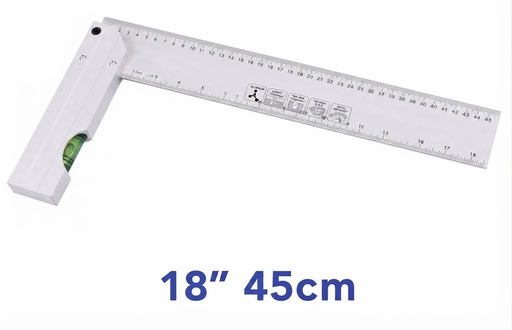 YDS FORCE ALUMINIUM RIGHT ANGLE 45CM-CHINA