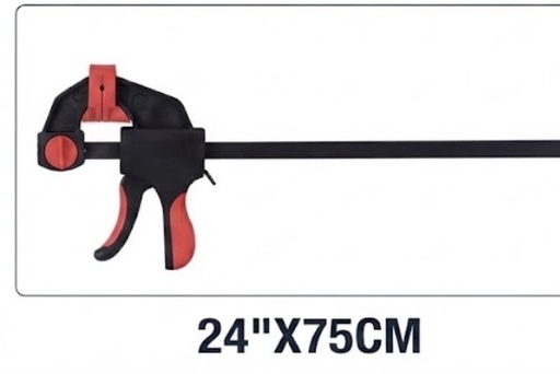 [مربط نجار AIRAJ] QUICK RATCHET BAR CLAMP 24"X75CM BLACK-CHINA