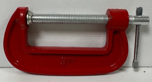 YDS C CLAMP RED  HEAVY DUTY 3" -CHINA