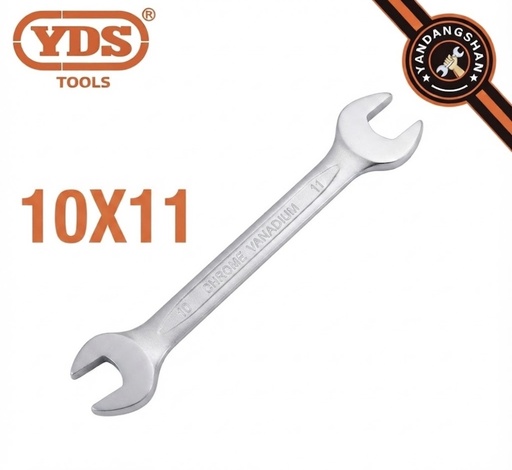 [YDS-0642] YDS DOUBLE OPEN END SPANNER SIVLER VANADIUM 10X11-CHINA/