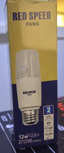 RED SPEED PANG LED BULB 12W 110-220V 6500K-CHINA/QB012