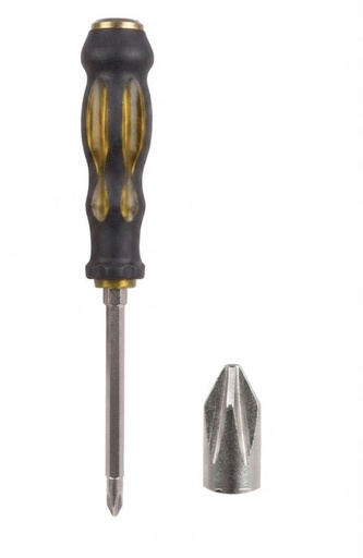 SCREW DRIVER BIG YELLOW/BLACK (-) (+)150MM-CHINA