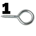 EYE HOOK SCREW NO-1