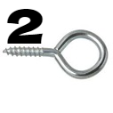 EYE HOOK SCREW NO-2