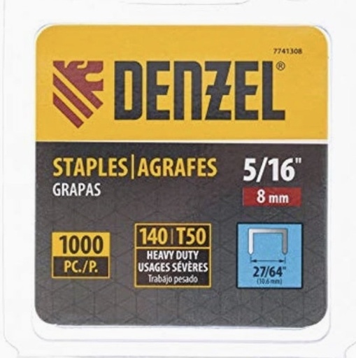 [7741308] DENZEL STAPLES 8MM (5/16") HEAVY DUTY - TAIWAN