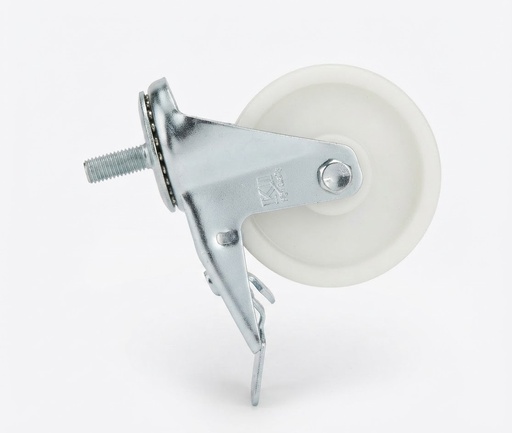 WHEEL WHITE PLASTIC 4" BREAK BolT- KIT