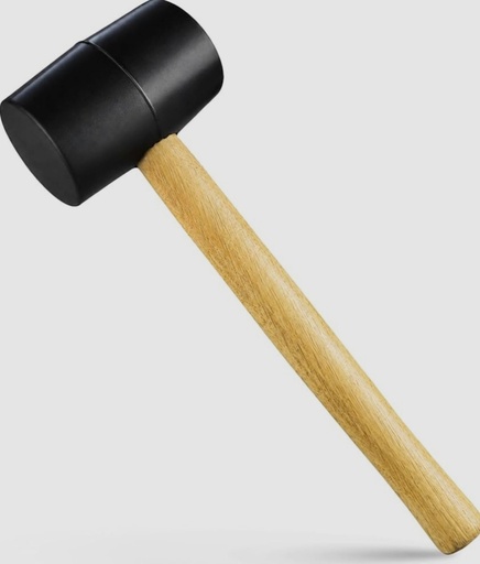 [LMGH021-16] FORCE RUBBER HAMMER BLACK 160Z WOOD HANDLE - LMGH021-14