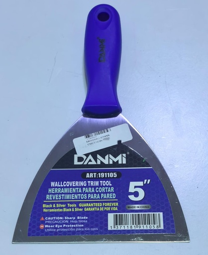 DANMI WALL SCRAPER STEEL 5" -CHINA/191105