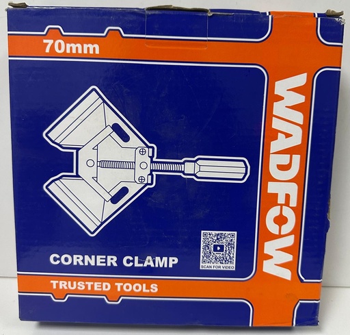[WACC1528] WADFOW CORNER CLAMP 70MM ORANGE/BLUE HANDLE