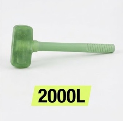 TRANSPARENT RUBBER HAMMER GREEN 2000L-CHINA