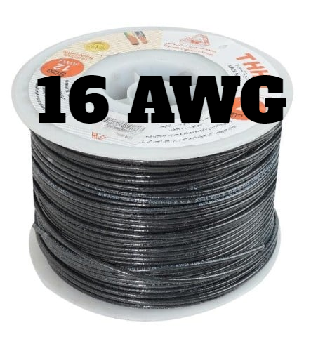 RIYADH ELECTRIC WIRE BLACK - 16 AWG -KSA