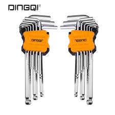 DINGQI 9PCS HEX KEY MEDIUM ROUND HEAD 1.5-10MM-CHINA/17205