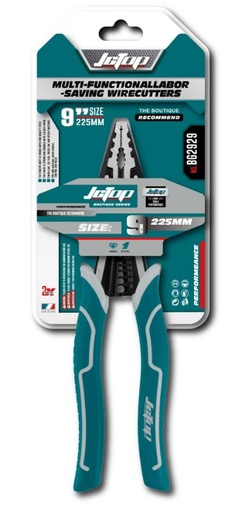 JCTOP MULTI-FUNCTIONAL WIRE CUTTERS 9"/225MM-CHINA/BG2929