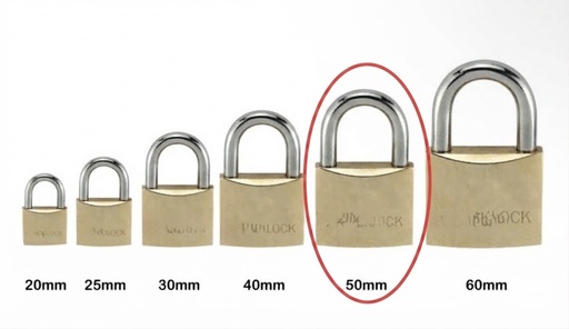 MAXCO BRASS PAD LOCK 50MM-CHINA/M1004