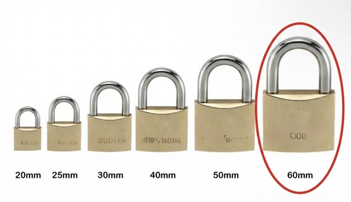 MAXCO BRASS PAD LOCK 60MM-CHINA/M1005