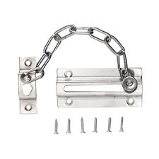 LAWAZIM CHAIN DOOR LOCK NICKEL PLATTED 85MM-CHINA/K10304