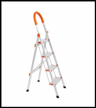 [4STEP - سلم المنيوم] DINGQI TELESCOPIC ALUMINIUM LADDER 4STEP (3.08-6MTR) -CHINA/HF02005