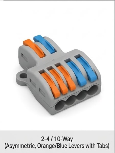 QUICK WIRE CONNECTOR TERMINAL GRAY 32A 220V AWG12-24  PCT-2-4 -CHINA