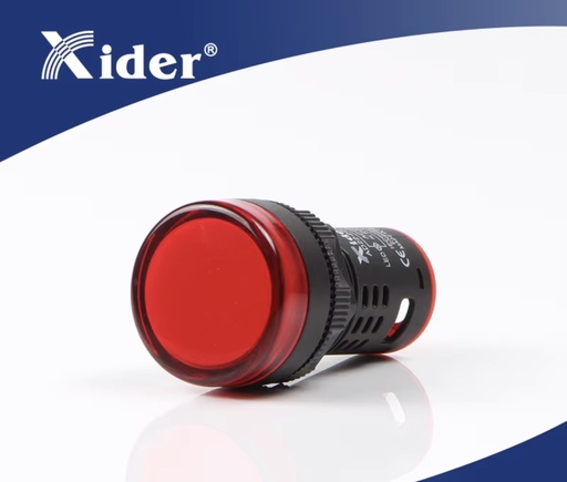 [AD22-22DS RED - لمبة اشارة] XIDER INDICATOR LIGHT RED - AD22-22DS