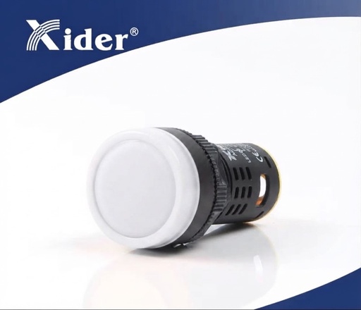 [AD22-22DS WHITE - لمبة اشارة] XIDER INDICATOR LIGHT WHITE - AD22-22DS