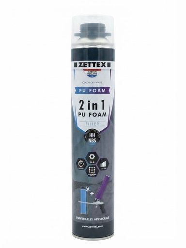 ZETTEX PU FOAM 2 IN 1 750ML - BIG - HOLLAND